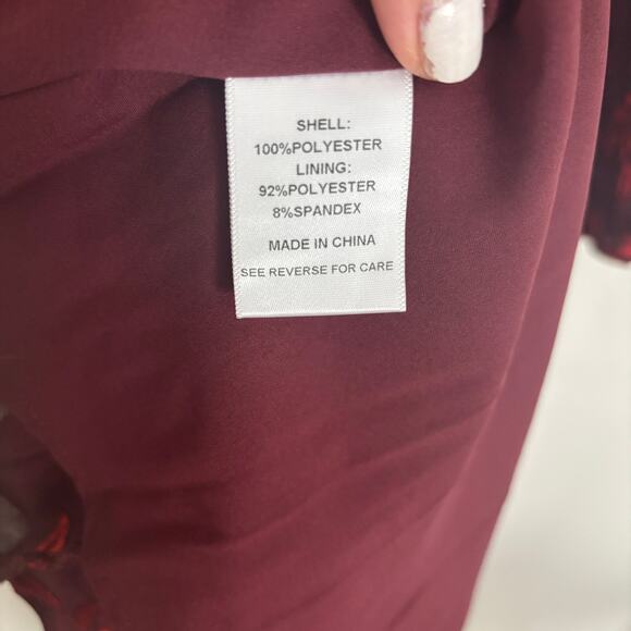 NWT Lucy Paris Lissie Floral V-Neck Long-Sleeve Maxi Dress XS — Wedding Guest - Picture 6 of 9